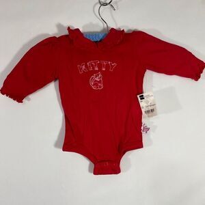 Okie Dokie Kitty One Piece Body Suit 3 to 6 Month